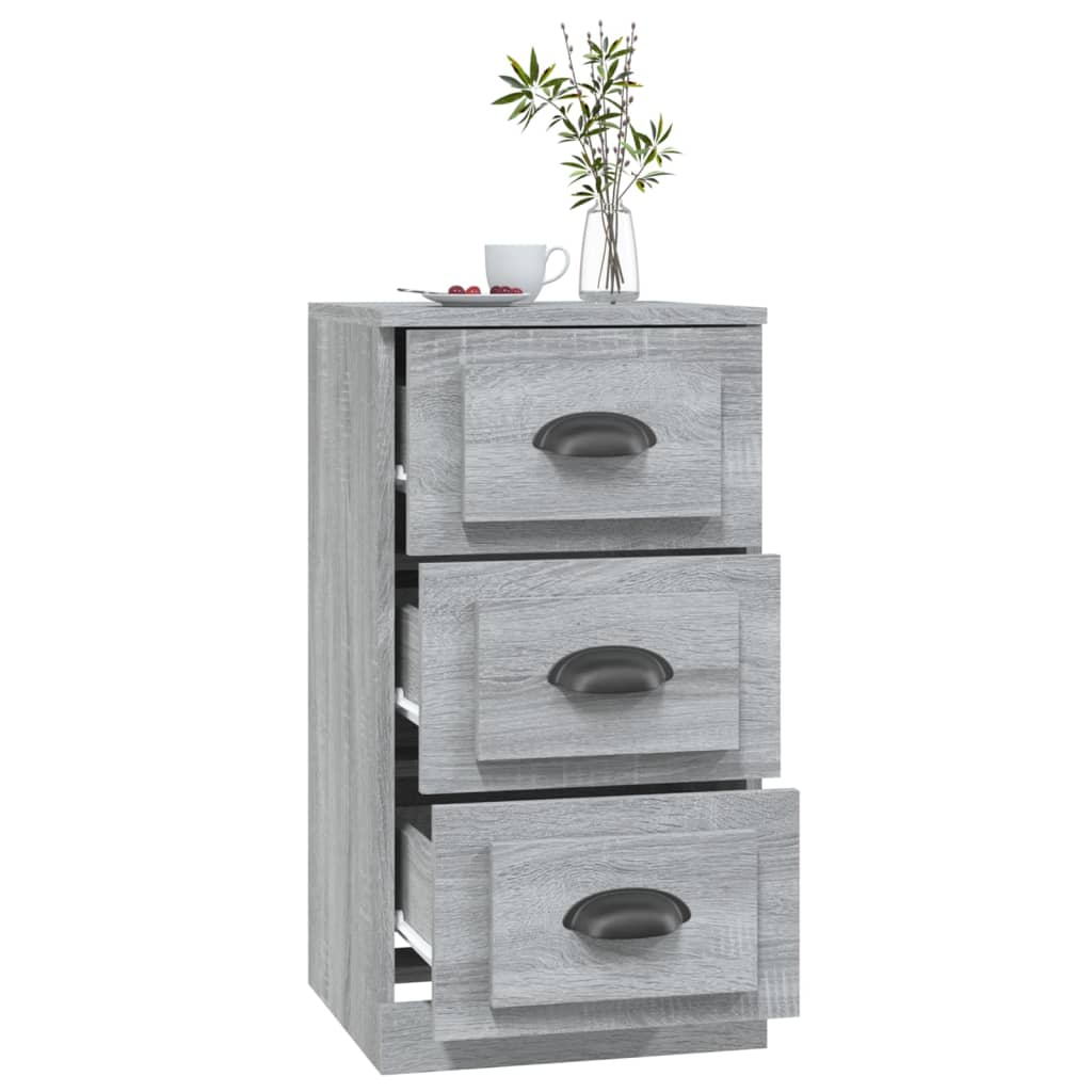 Skænk Grå Sonoma 36x35,5x67,5 cm Træmateriale