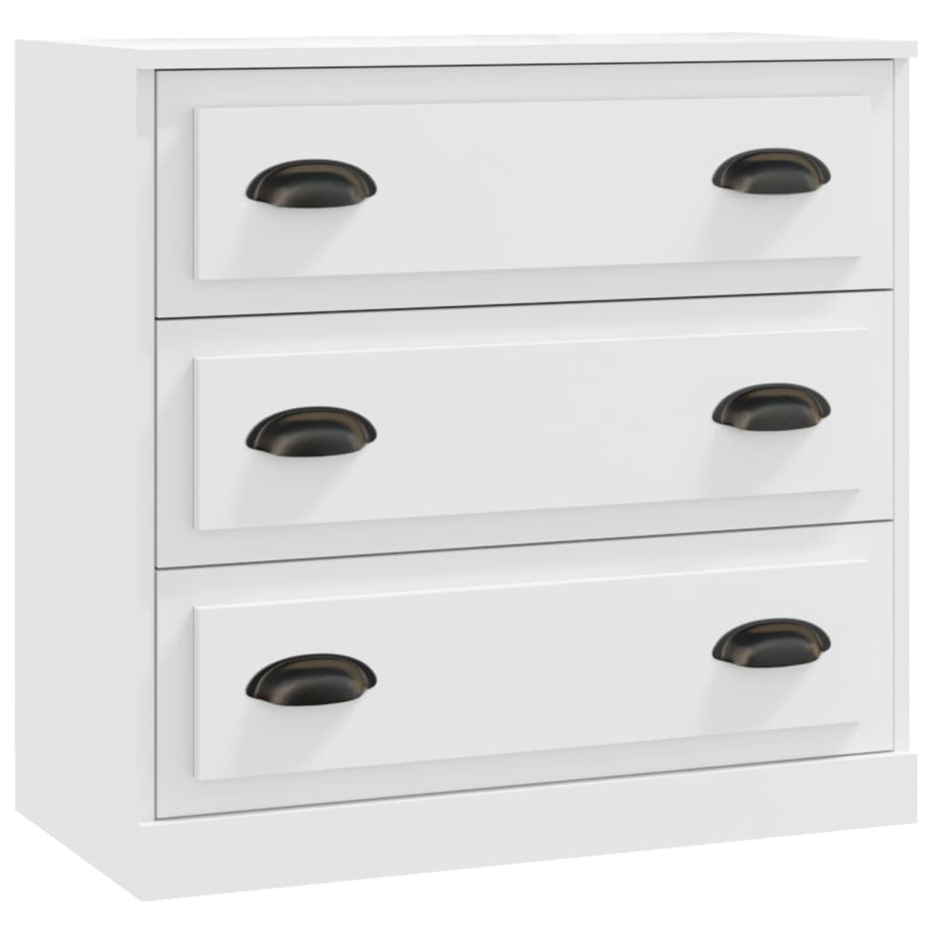 Skænk Hvid 70x35,5x67,5 cm Træ Materiale