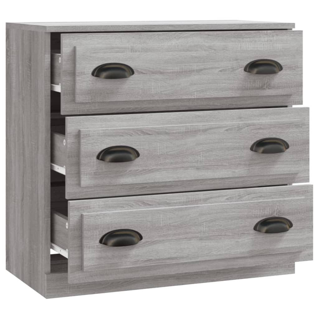 Skænk Grå Sonoma 70x35,5x67,5 cm træmateriale