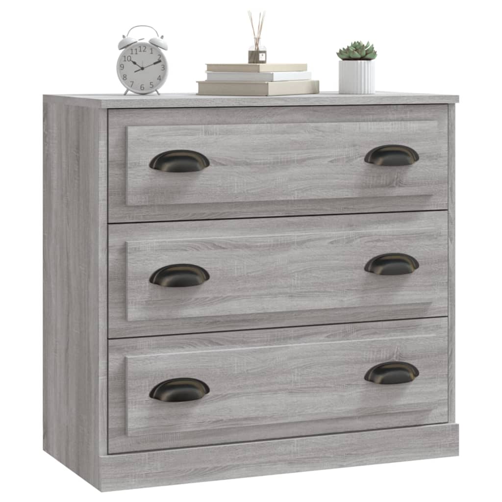 Skænk Grå Sonoma 70x35,5x67,5 cm træmateriale