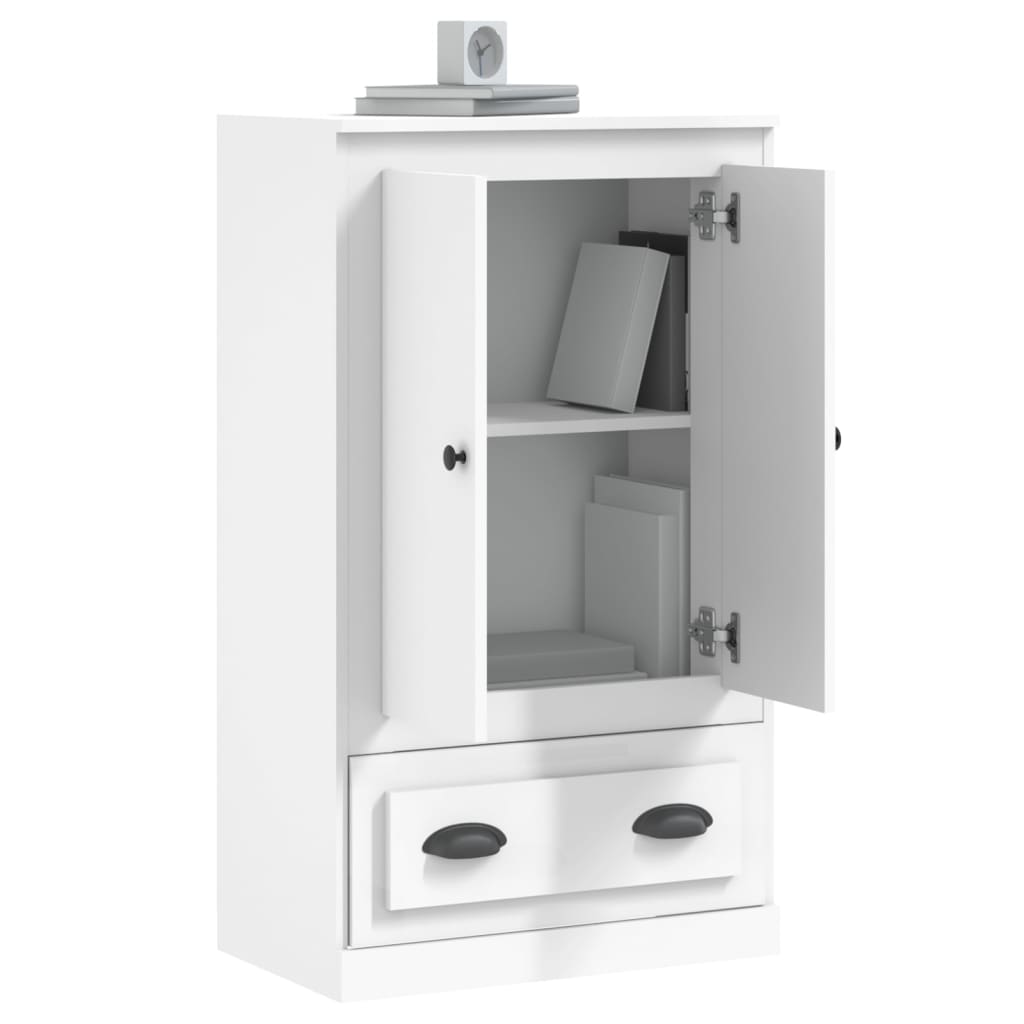 Highboard Hvid 60x35,5x103,5 cm Træmateriale