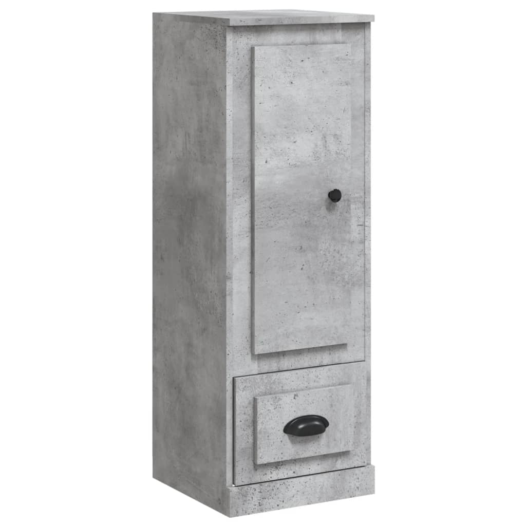 Highboard Beton Grå 36x35,5x103,5 cm Træmateriale