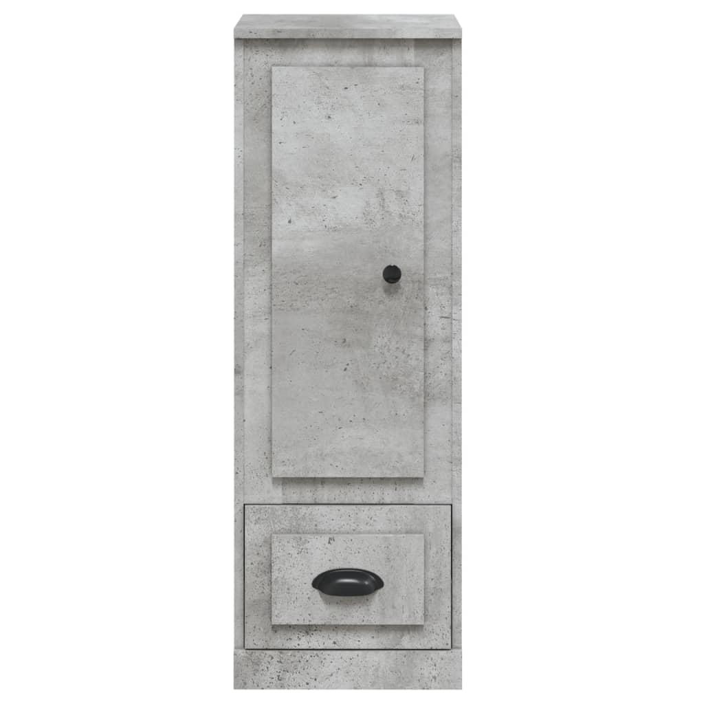 Highboard Beton Grå 36x35,5x103,5 cm Træmateriale