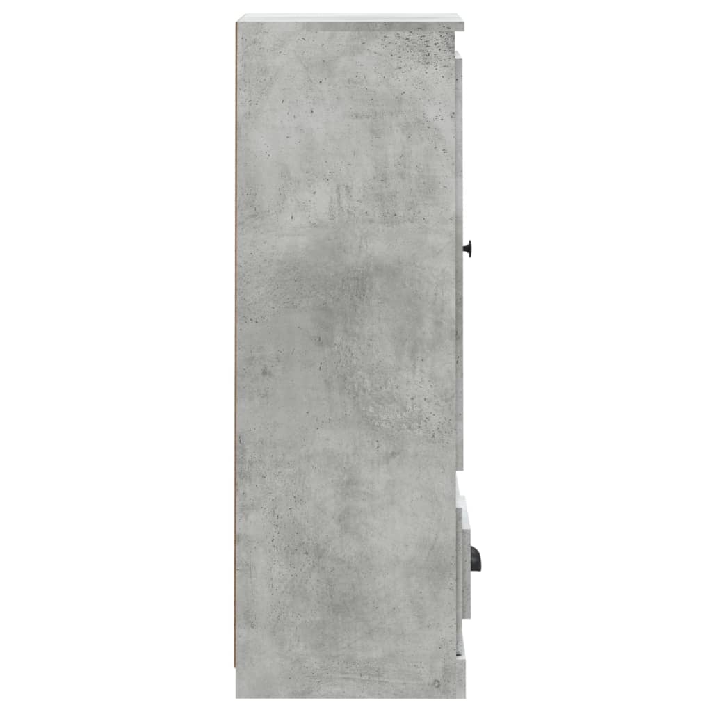 Highboard Beton Grå 36x35,5x103,5 cm Træmateriale