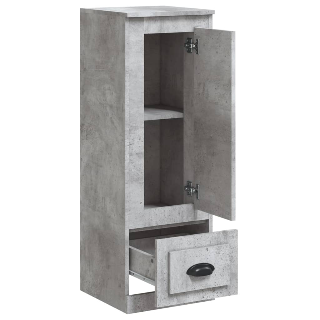 Highboard Beton Grå 36x35,5x103,5 cm Træmateriale