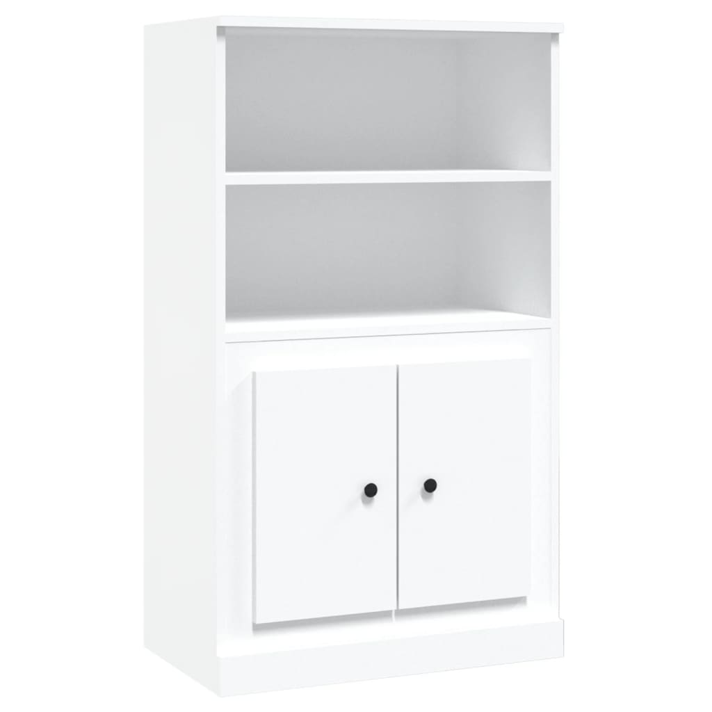 Highboard Hvid 60x35,5x103,5 cm Træmateriale