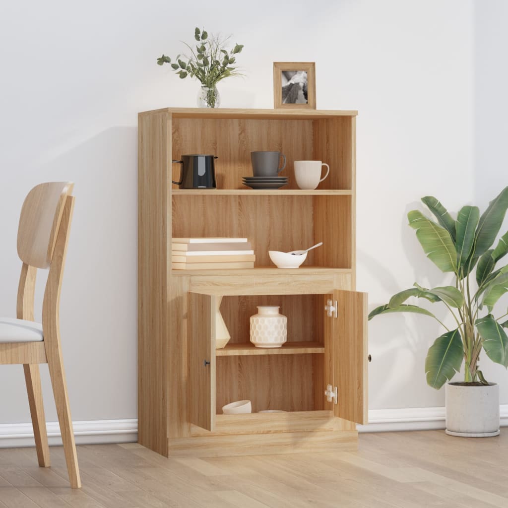 Highboard Sonoma eg 60x35,5x103,5 cm træmateriale