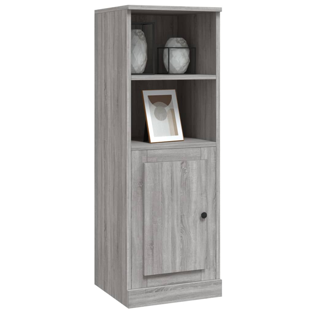 Highboard Grå Sonoma 36x35,5x103,5 cm Træmateriale