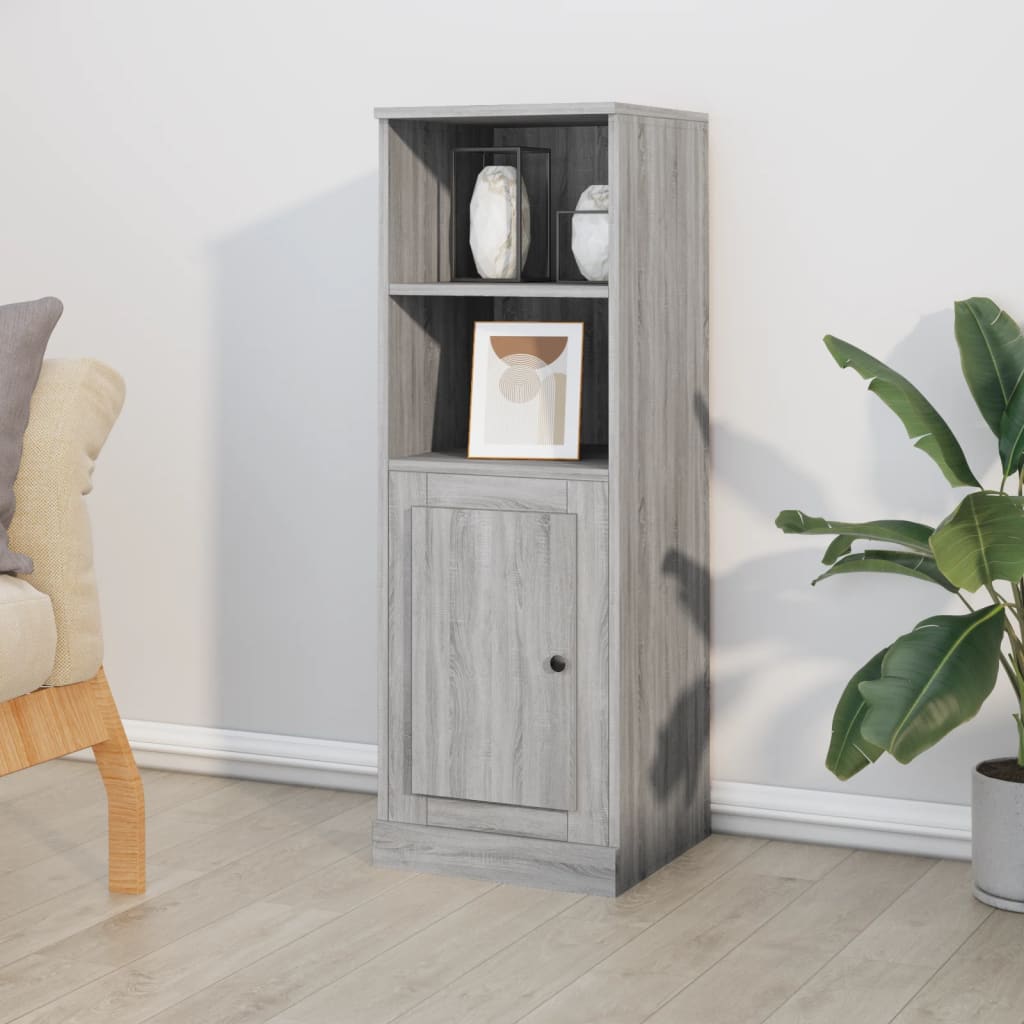 Highboard Grå Sonoma 36x35,5x103,5 cm Træmateriale