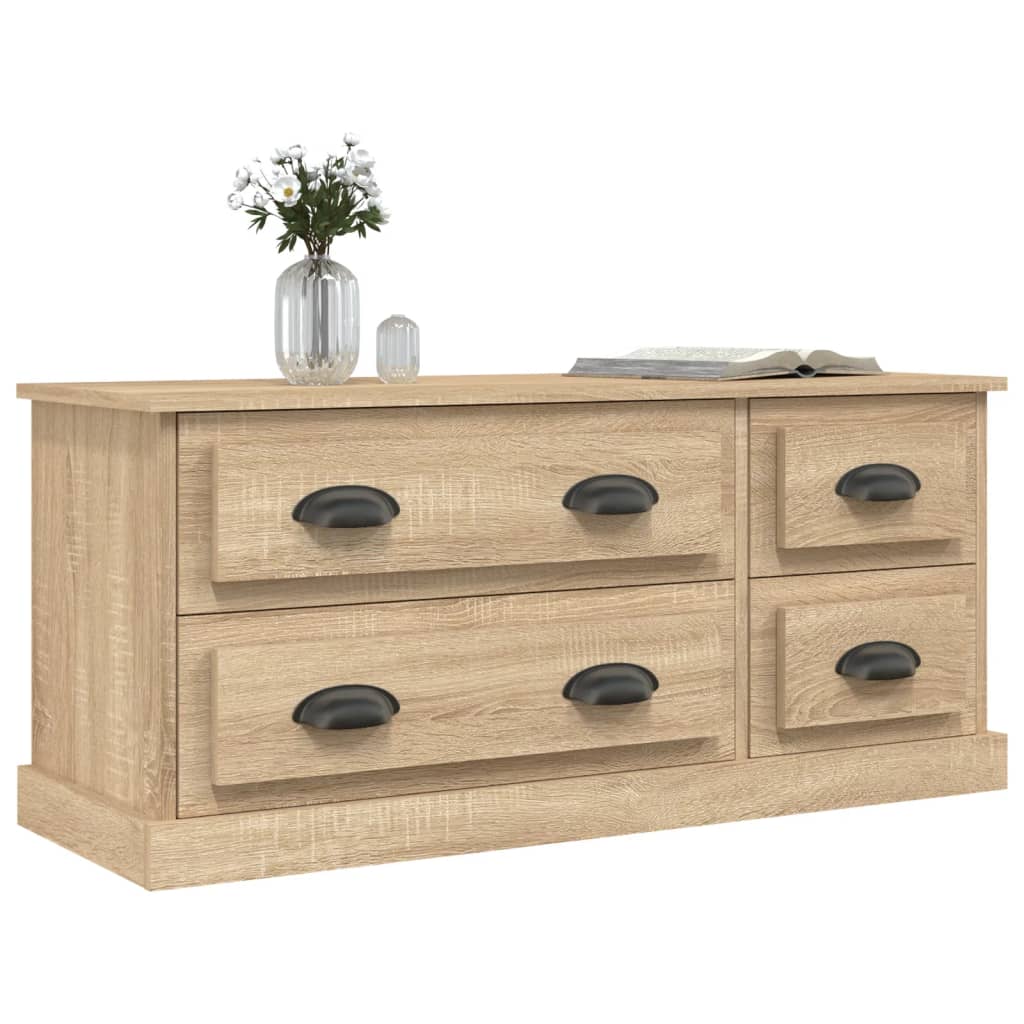 Tv-møbel Sonoma eg 100x35,5x45 cm træmateriale