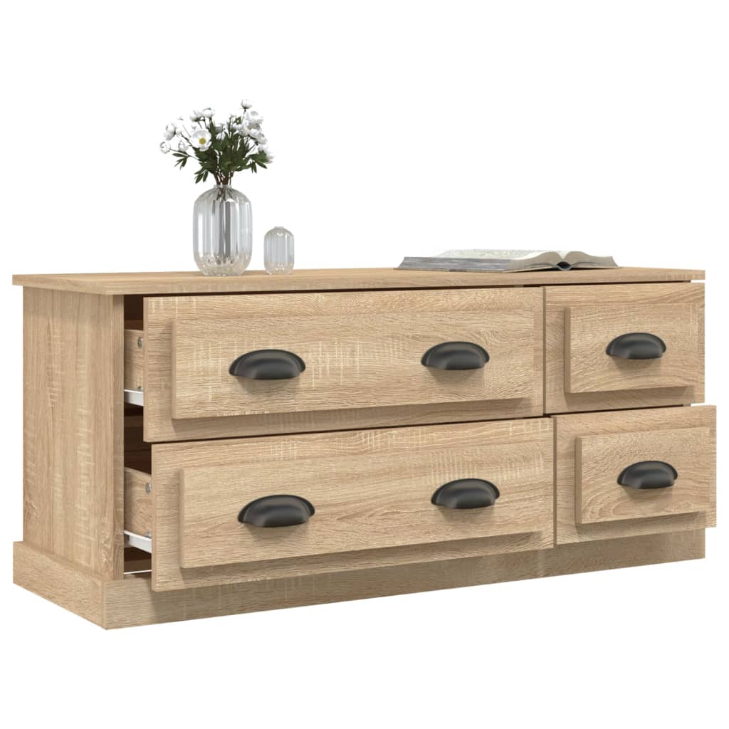 Tv-møbel Sonoma eg 100x35,5x45 cm træmateriale