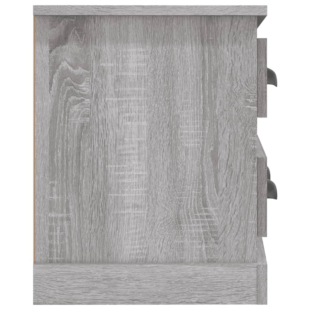 TV-skab Grå Sonoma 100x35,5x45 cm Træ Materiale