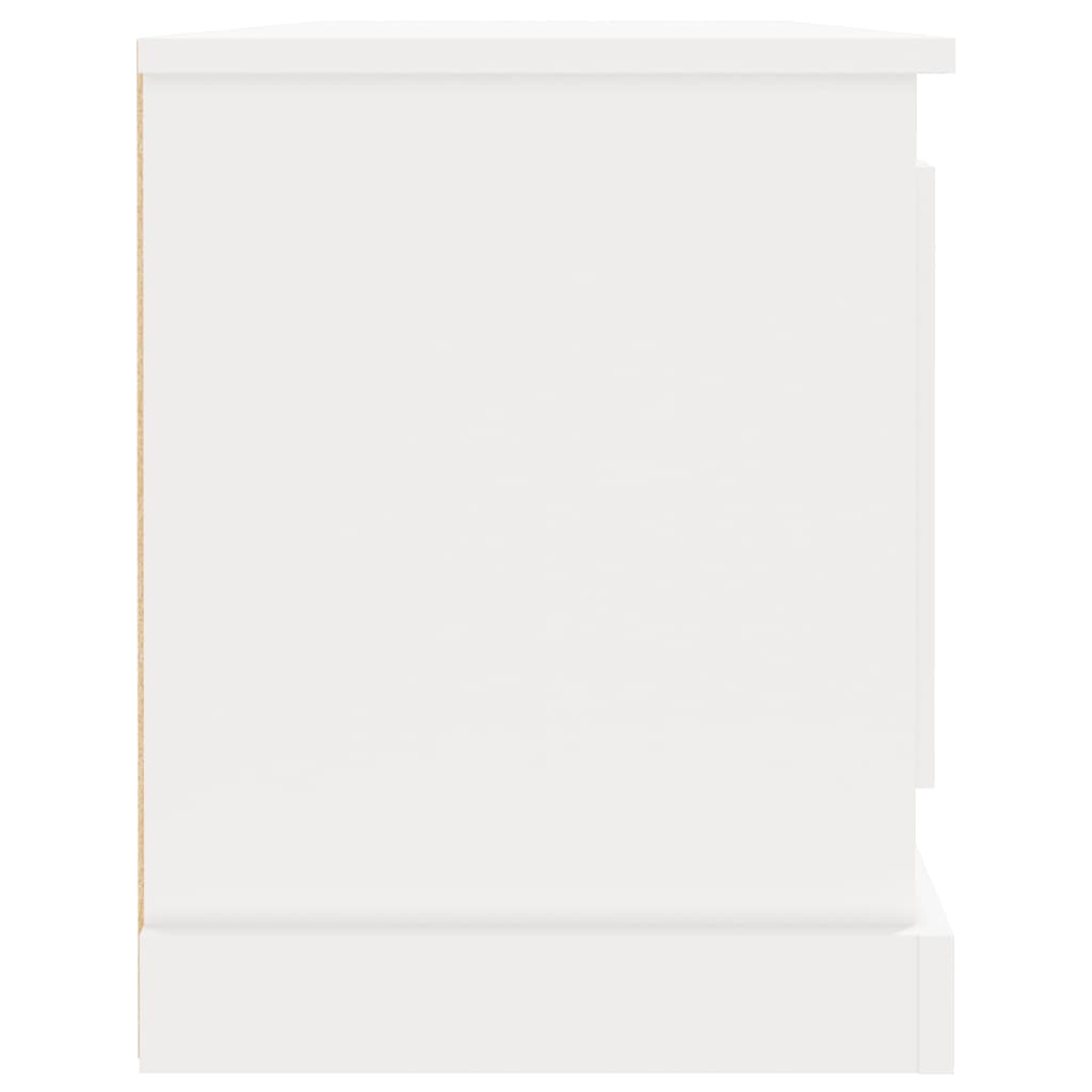 TV-skab Hvid 100x35,5x45 cm Træ Materiale