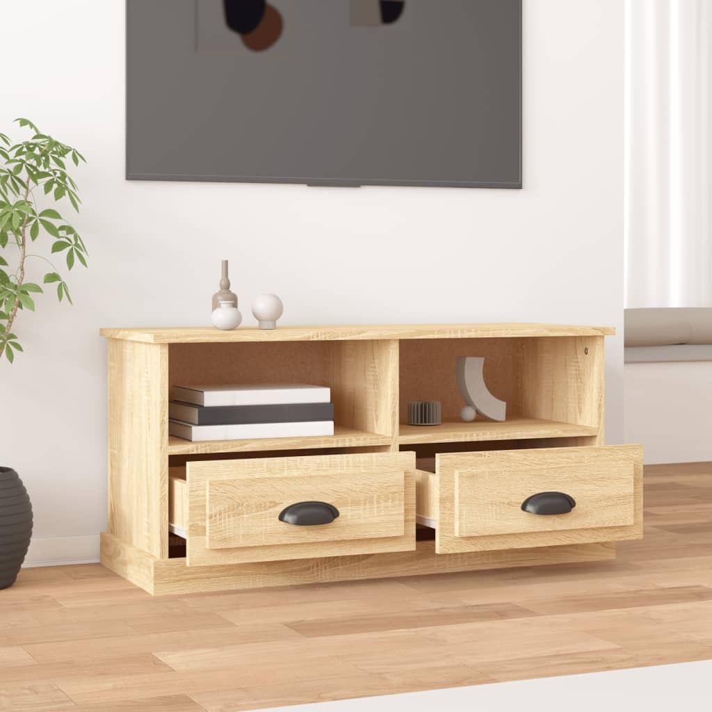 Tv-møbel Sonoma eg 93x35,5x45 cm træmateriale