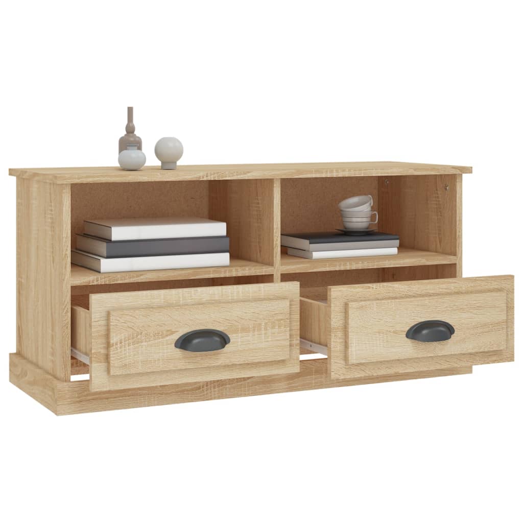 Tv-møbel Sonoma eg 93x35,5x45 cm træmateriale