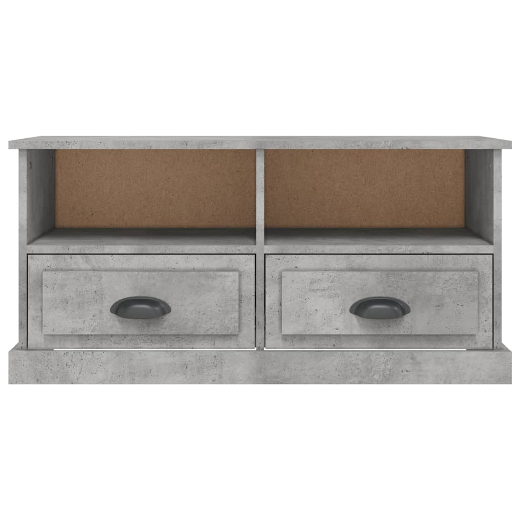 TV-møbel betongrå 93x35,5x45 cm træmateriale