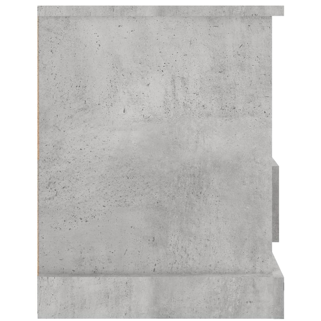 TV-møbel betongrå 93x35,5x45 cm træmateriale