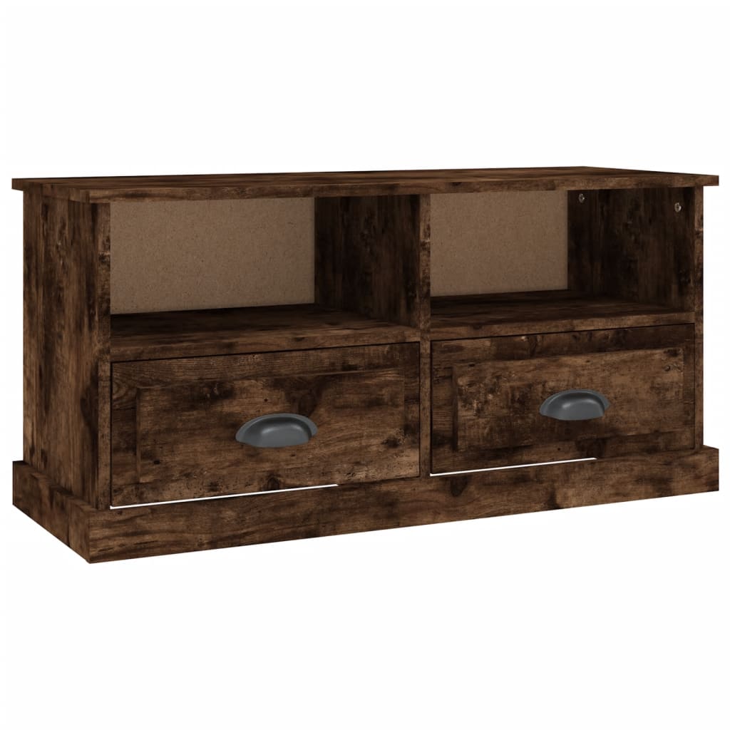 TV-møbel røget eg 93x35,5x45 cm træmateriale