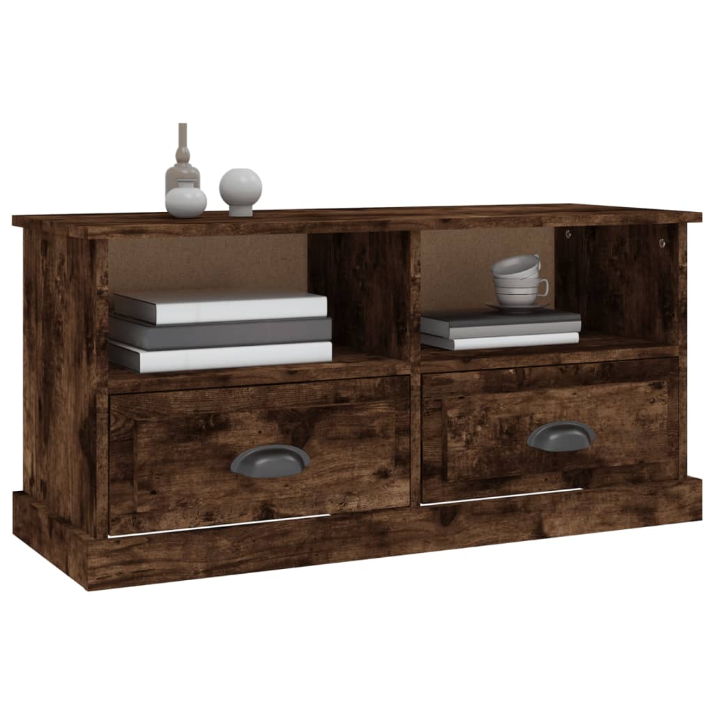 TV-møbel røget eg 93x35,5x45 cm træmateriale