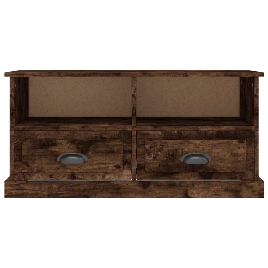 TV-møbel røget eg 93x35,5x45 cm træmateriale