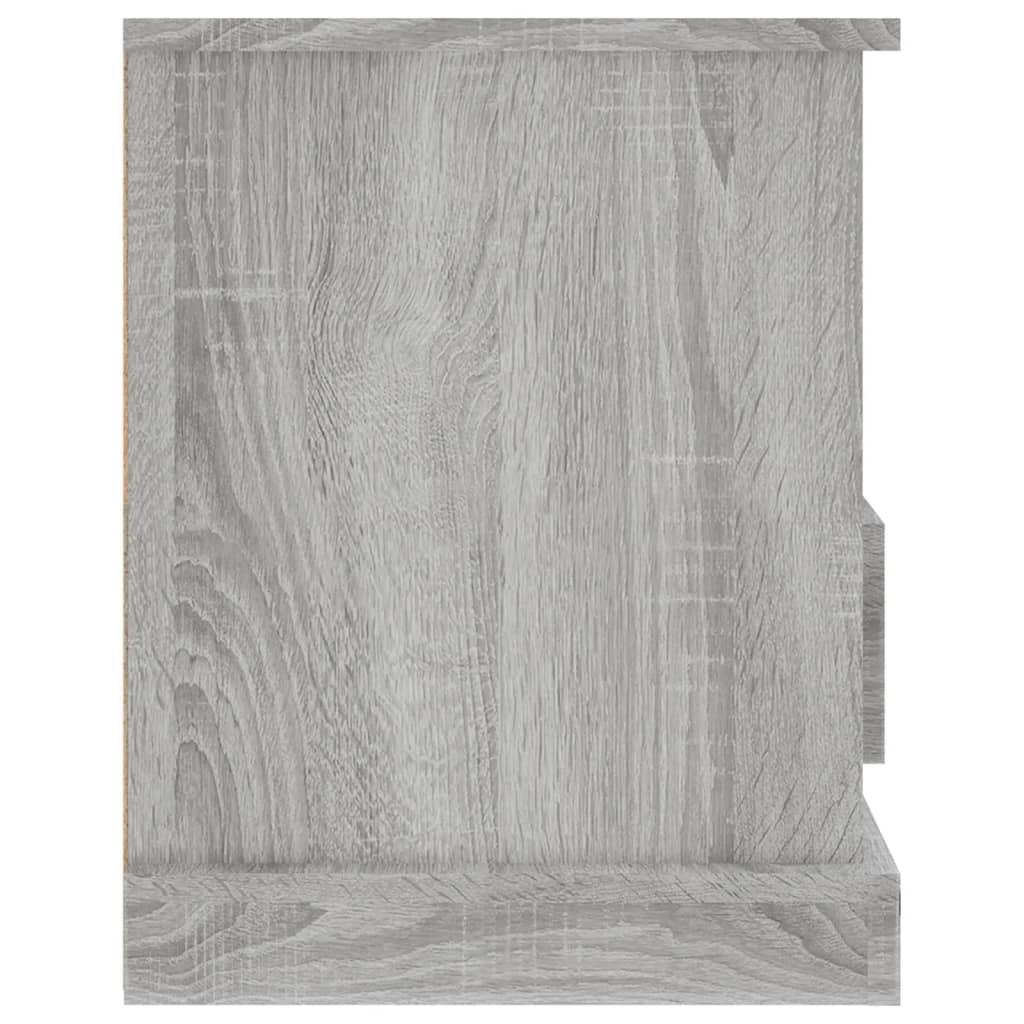 TV-skab Grå Sonoma 93x35,5x45 cm Træ Materiale