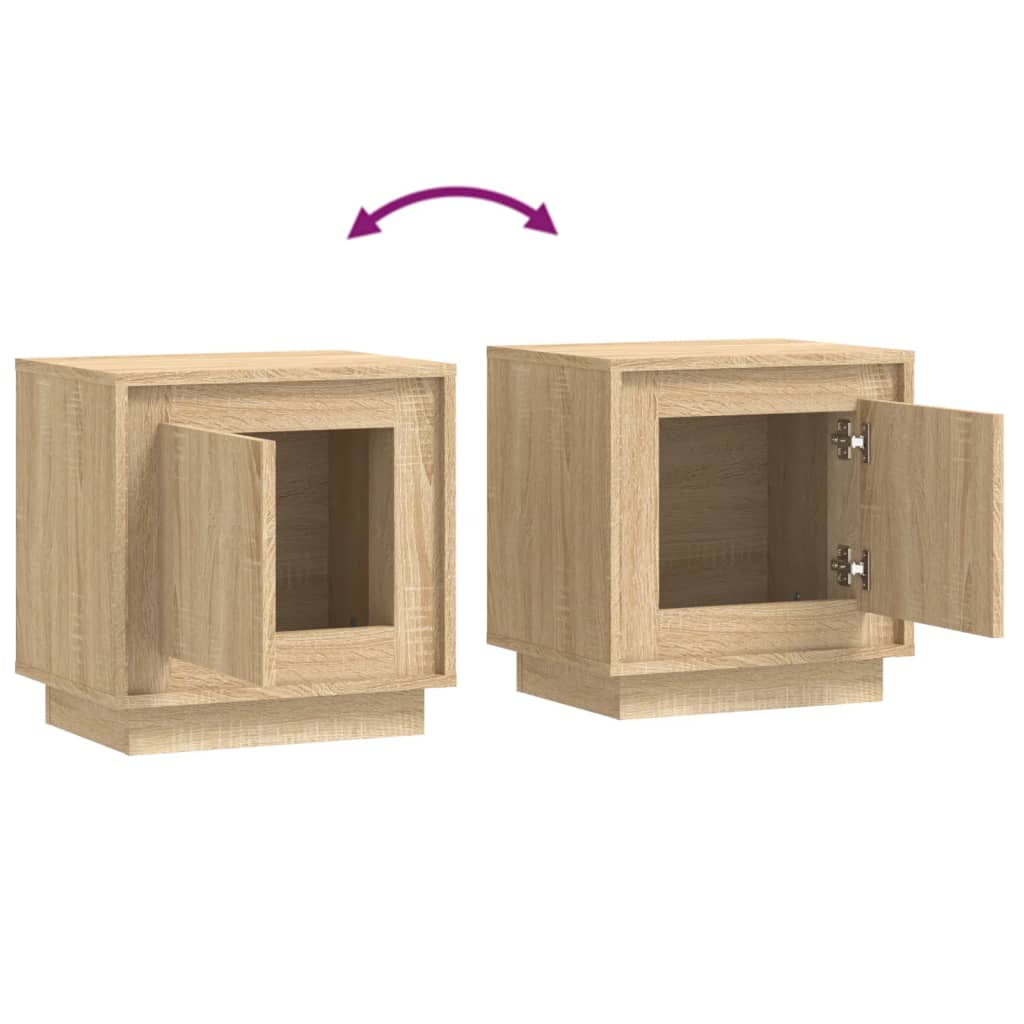Sengebord Sonoma eg 44x35x45 cm træmateriale