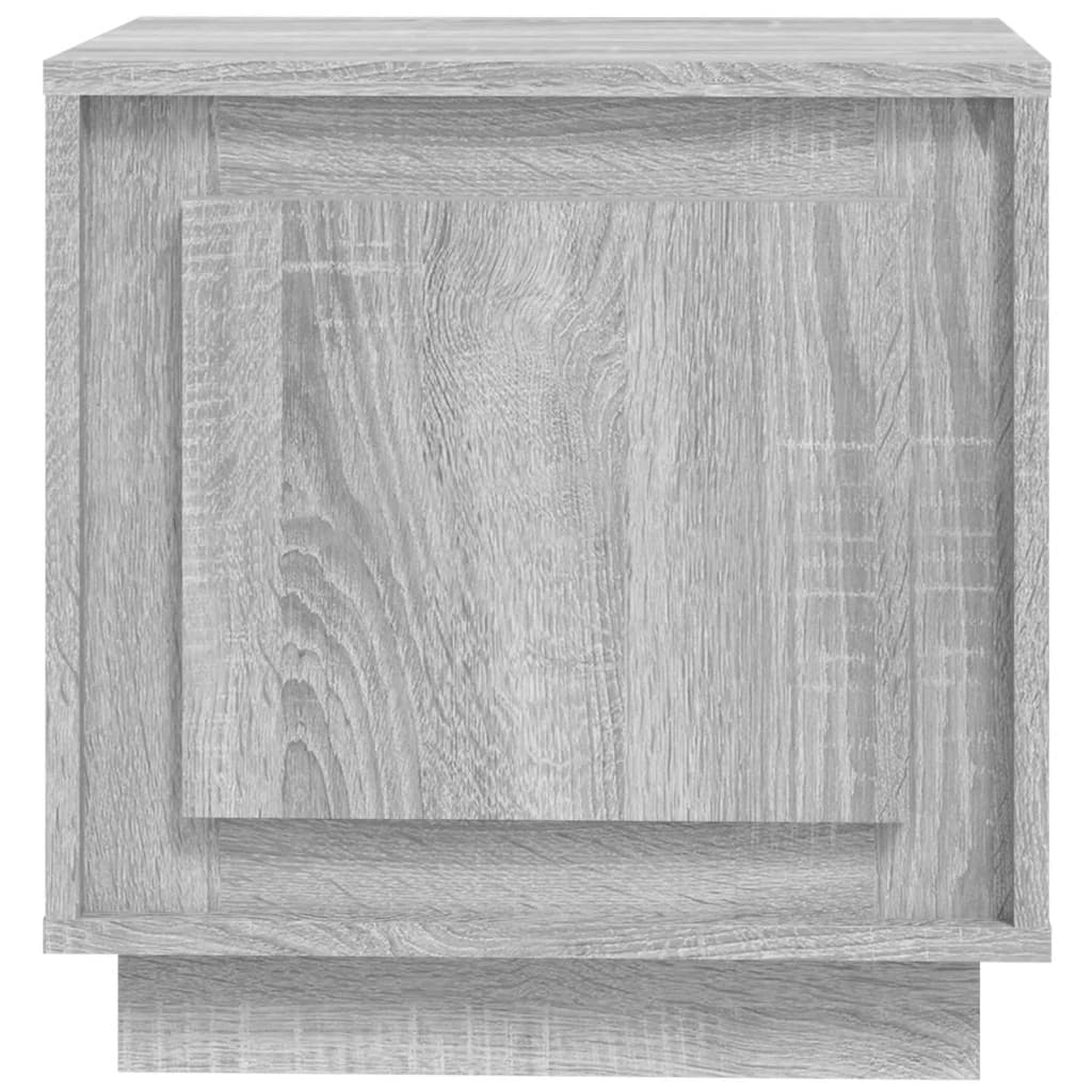 Sengebord gråt Sonoma 44x35x45 cm træmateriale