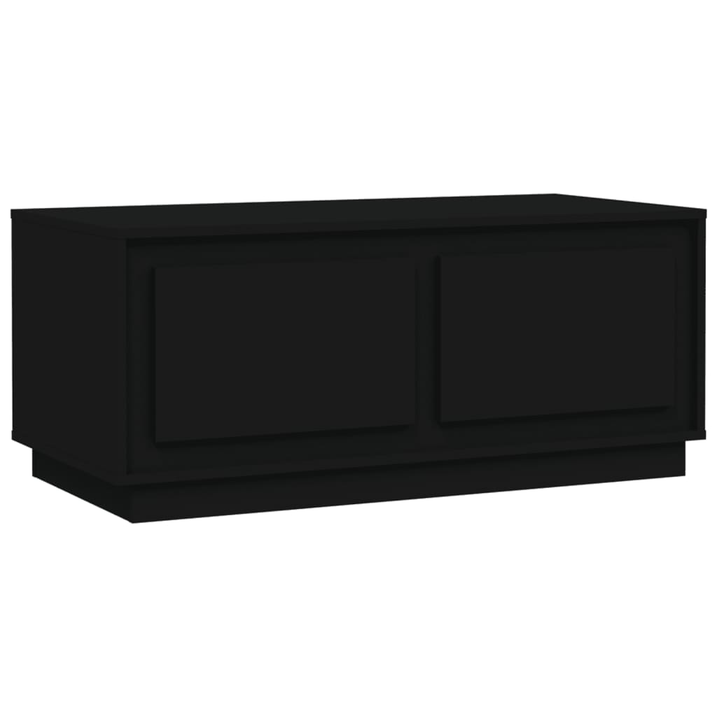 Sofabord Sort 102x50x44 cm Træ Materiale