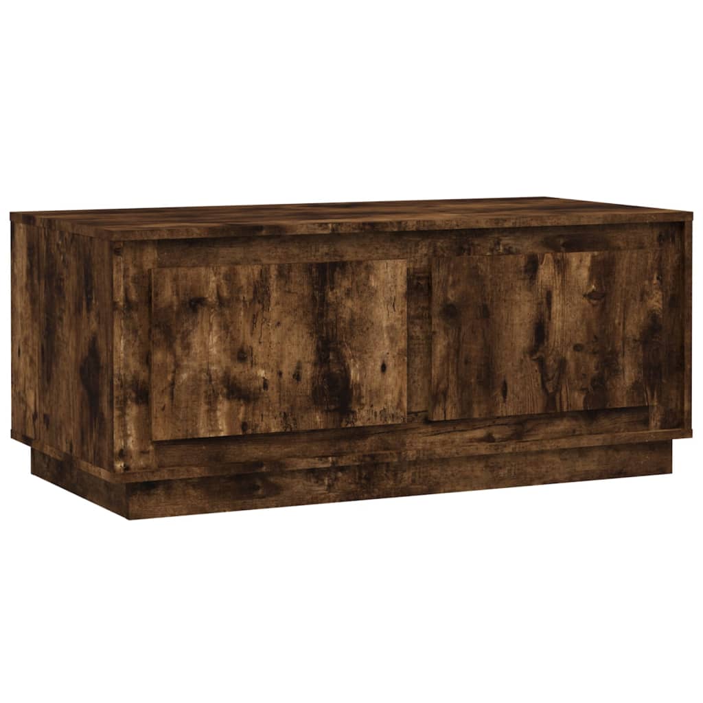 Sofabord røget eg 102x50x44 cm træmateriale