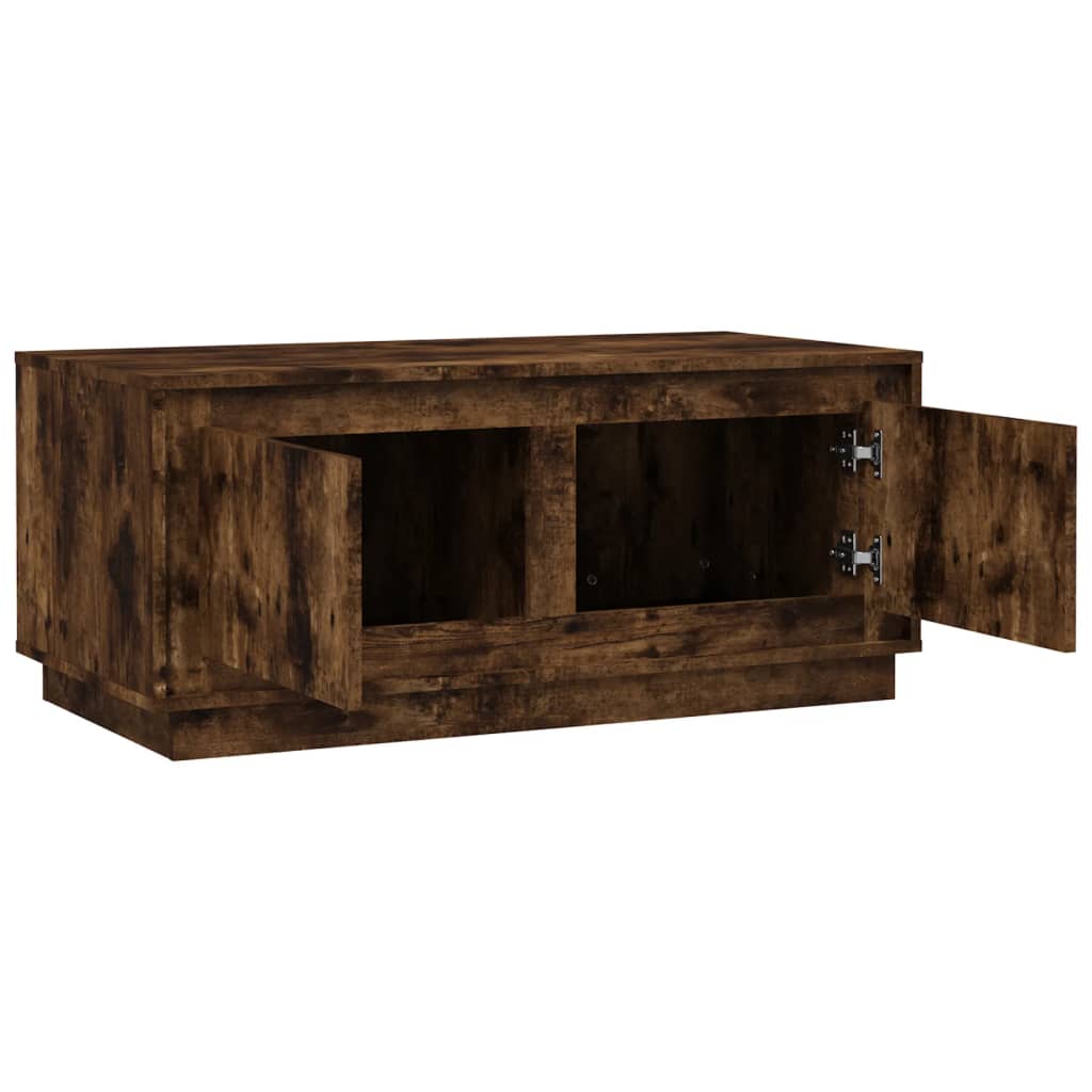 Sofabord røget eg 102x50x44 cm træmateriale