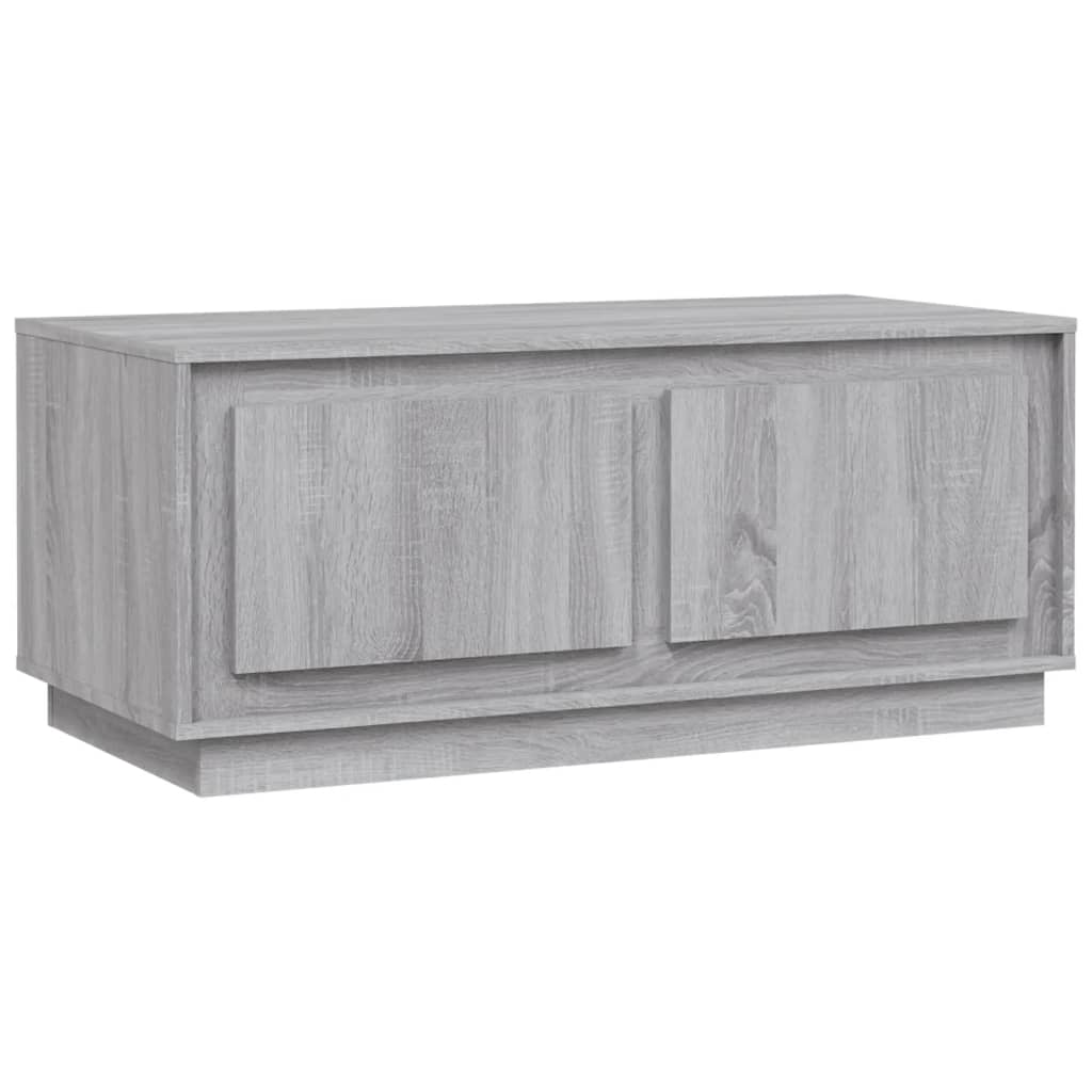 Sofabord Grå Sonoma 102x50x44 cm Træmateriale