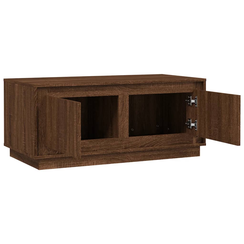 Sofabord Brun Eg Look 102x50x44 cm Træmateriale