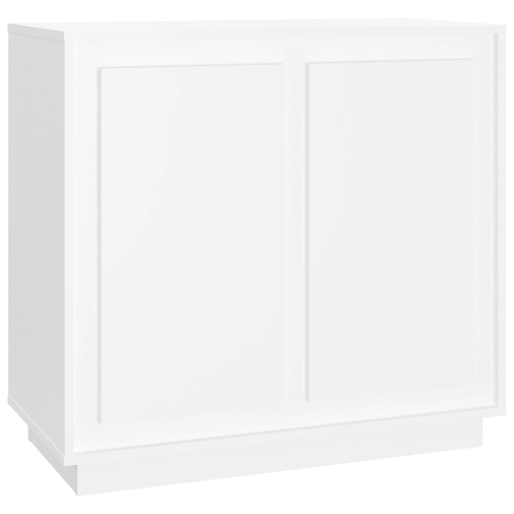 Skænk Hvid 80x34x75 cm Træ Materiale