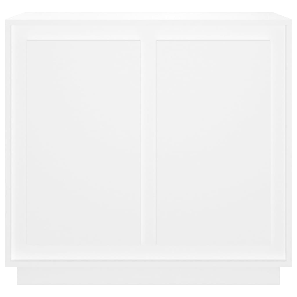 Skænk Hvid 80x34x75 cm Træ Materiale