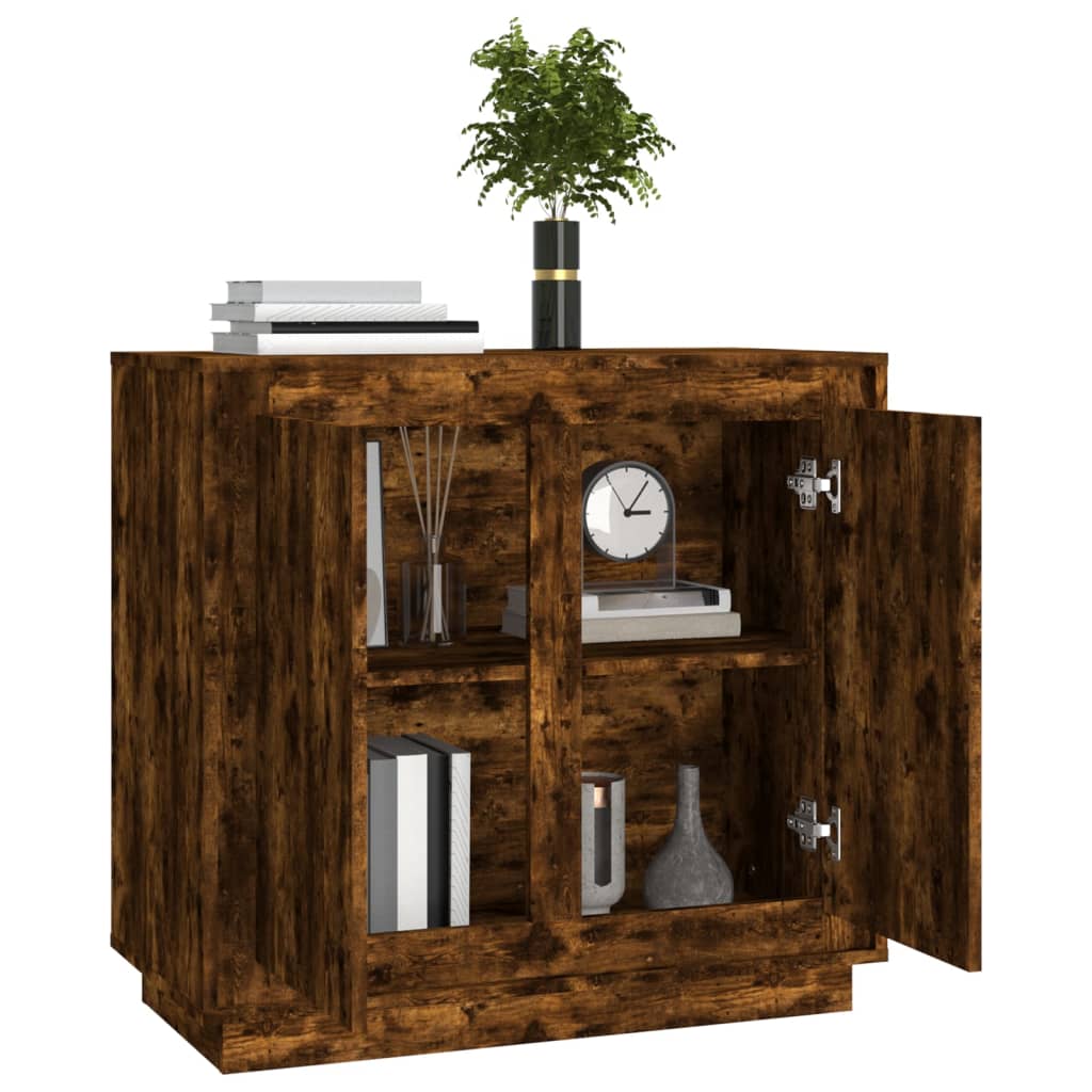 Skænk røget eg 80x34x75 cm træmateriale