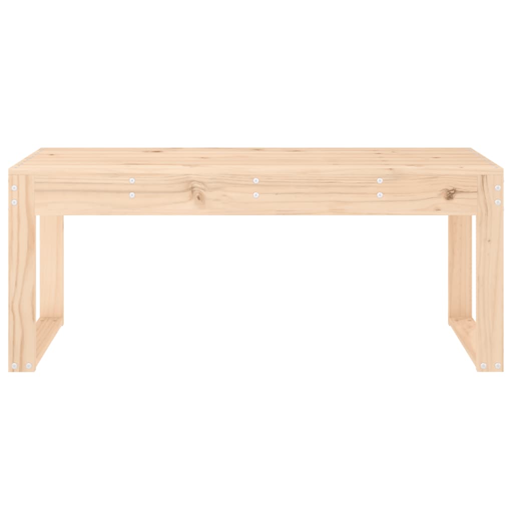 Havebænk 110x38x45 cm massivt fyrretræ
