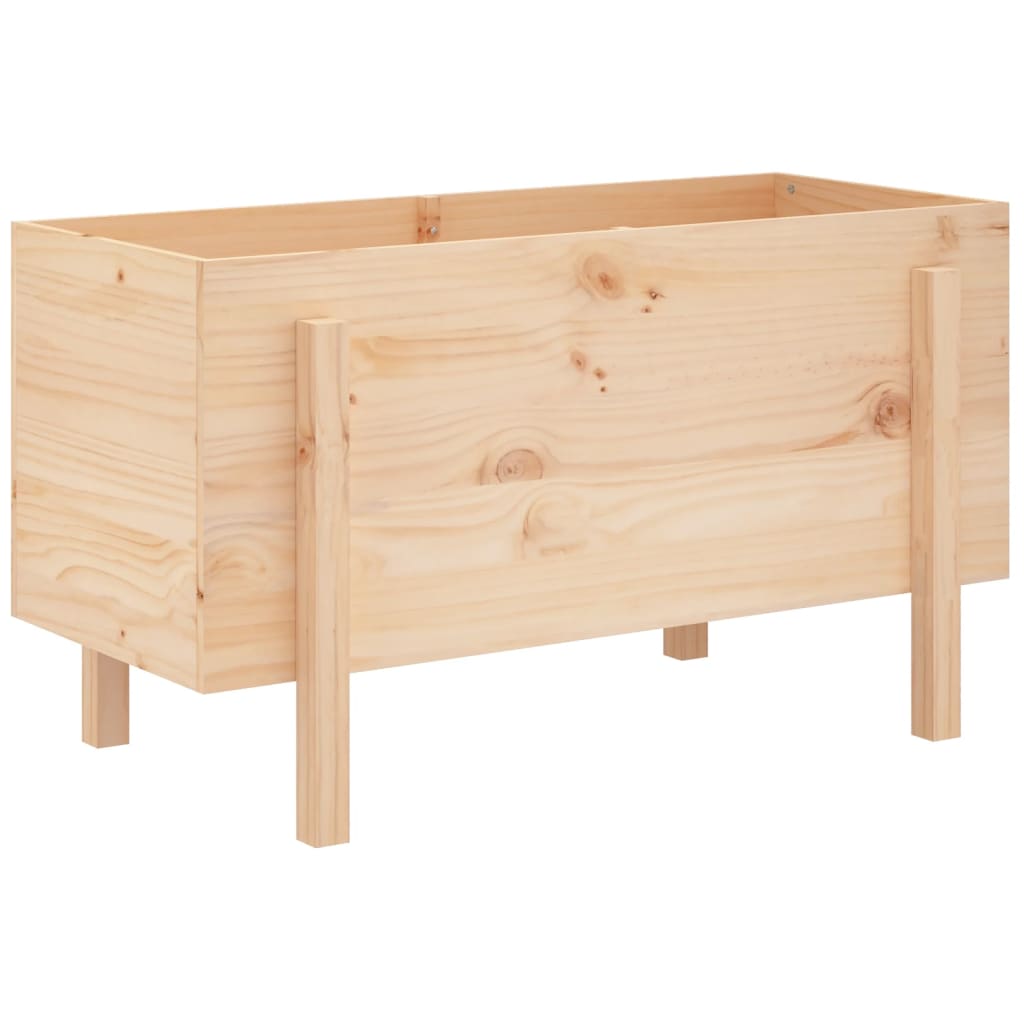 Højseng 101x50x57 cm massiv fyrretræ