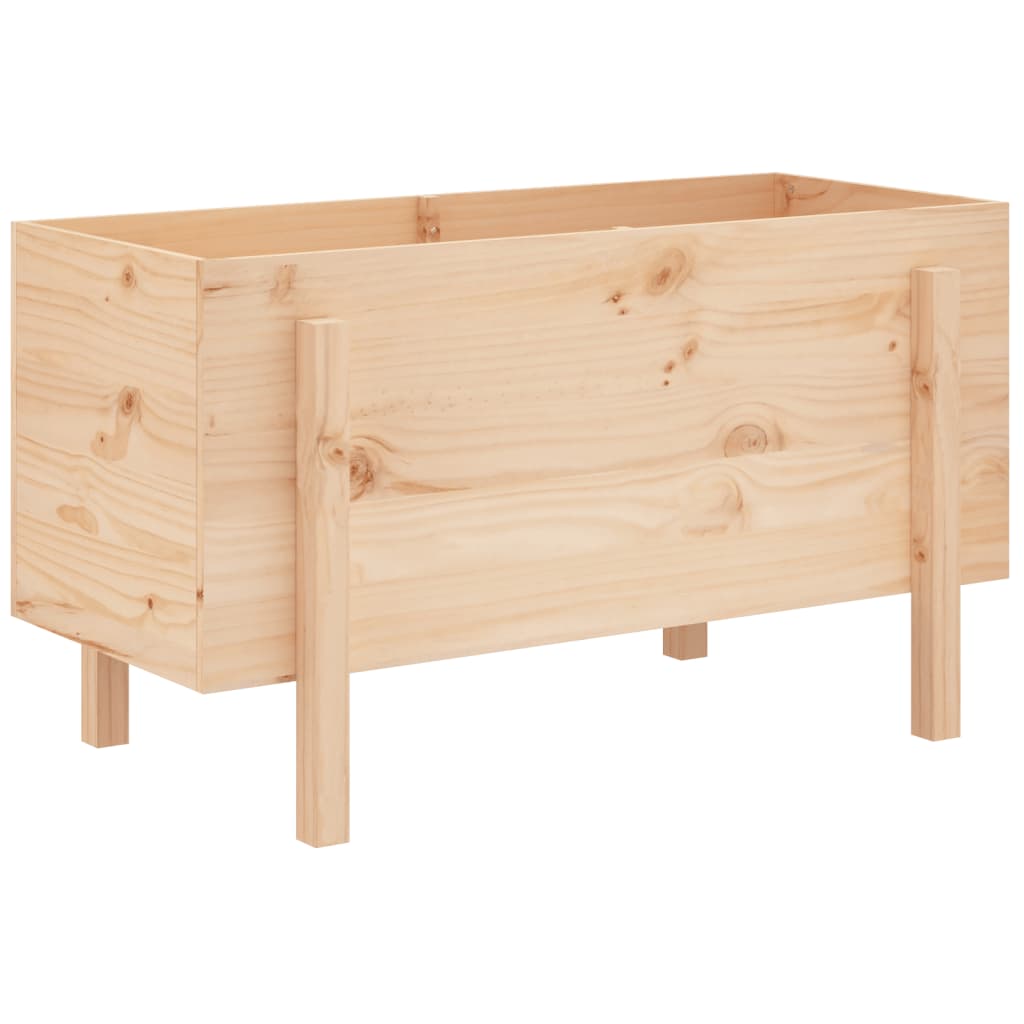 Højseng 101x50x57 cm massiv fyrretræ