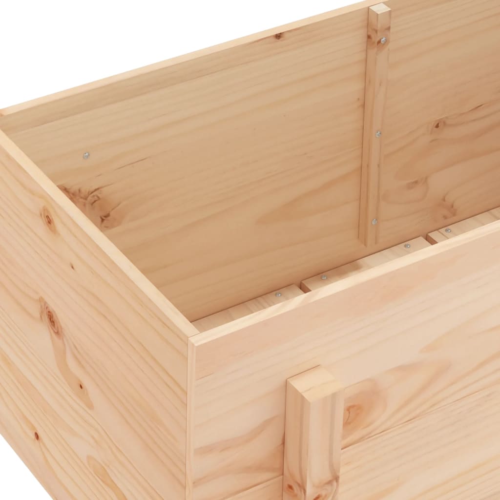 Højseng 101x50x57 cm massiv fyrretræ