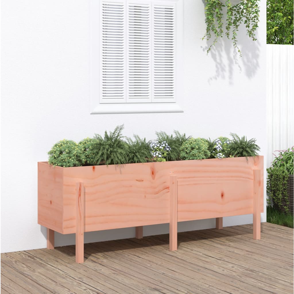 højbed 160x50x57 cm massiv douglasgrantræ