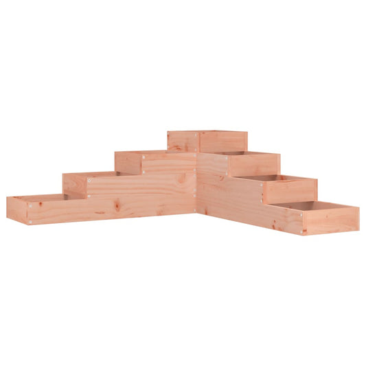 Garten-Pflanzgefäß 4-stufig 106x104,5x36 cm Massivholz Douglasie