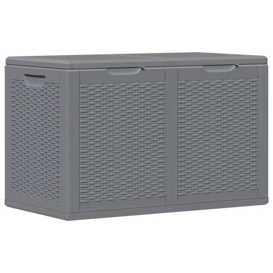 Gartenbox Grau PP Rattan 180 L