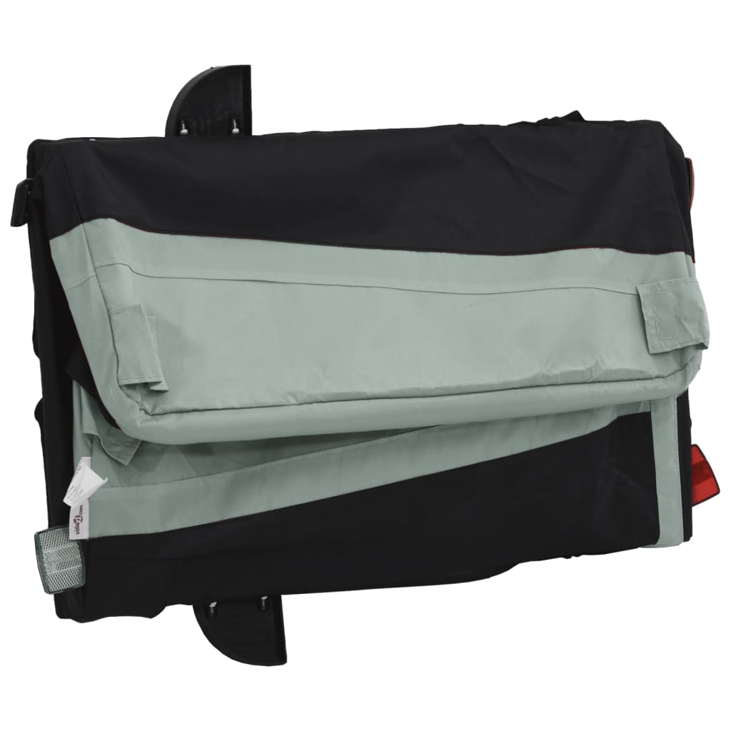 Cykeltrailer Sort og Grå 45 kg Jern