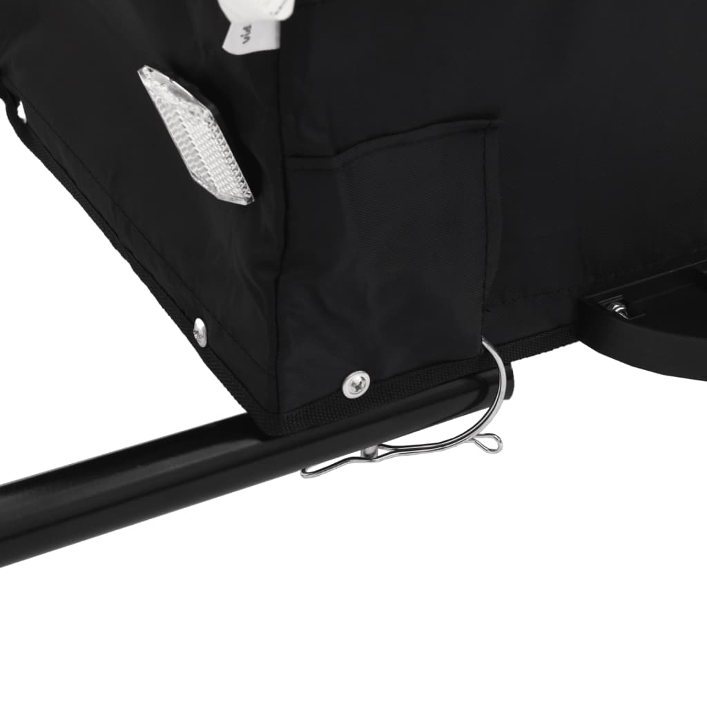 Cykeltrailer Sort og Gul 45 kg Jern