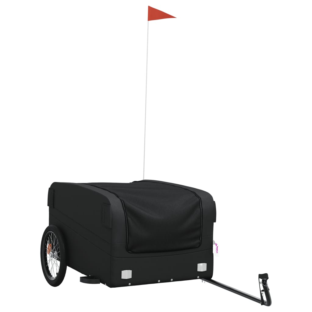 Cykeltrailer Sort 45 kg Jern
