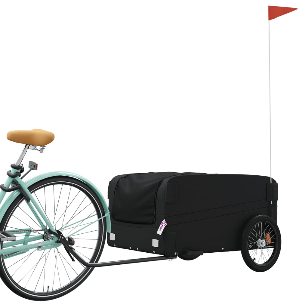 Cykeltrailer Sort 45 kg Jern