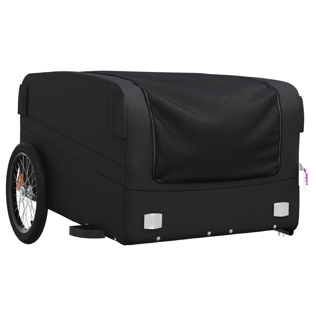 Cykeltrailer Sort 45 kg Jern