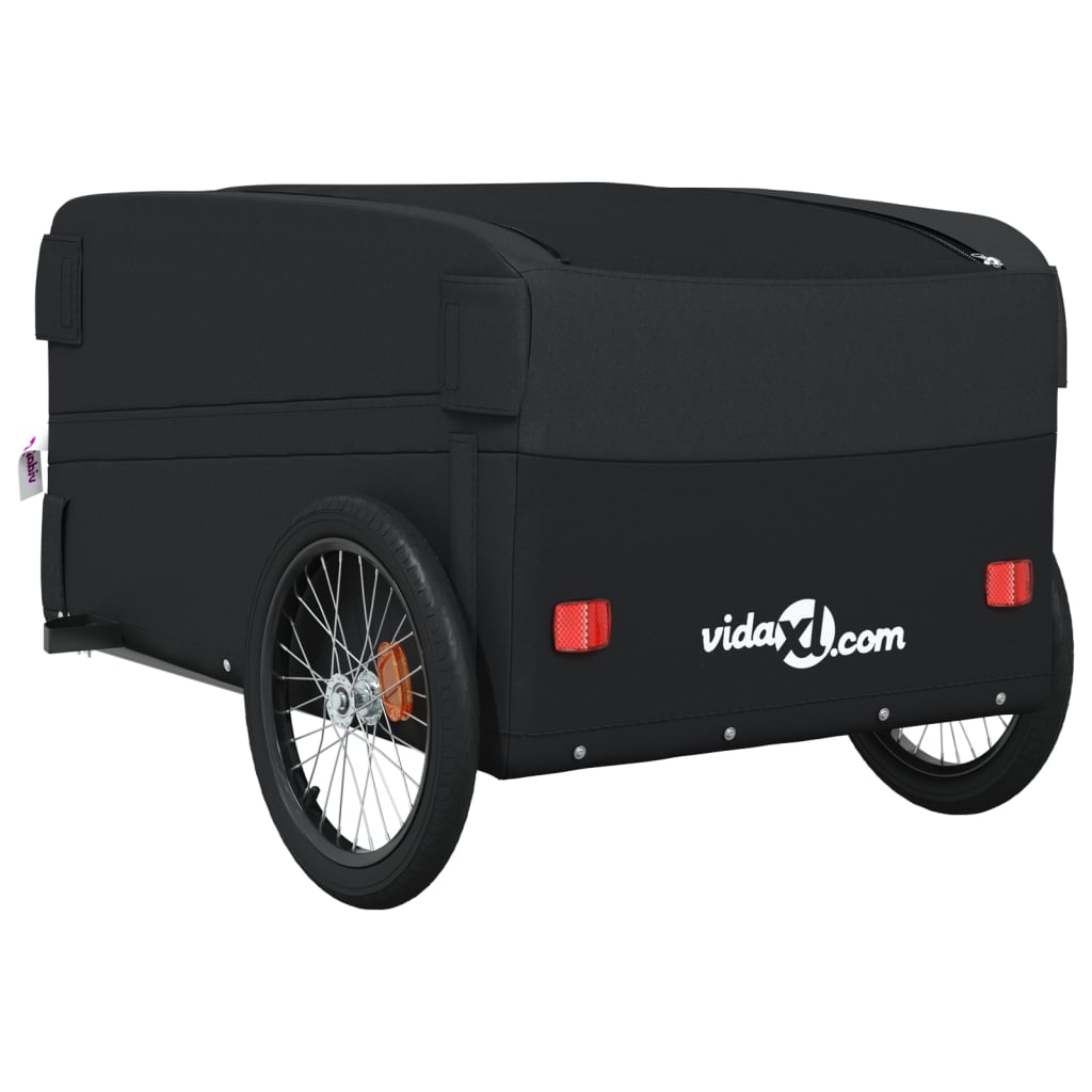 Cykeltrailer Sort 45 kg Jern