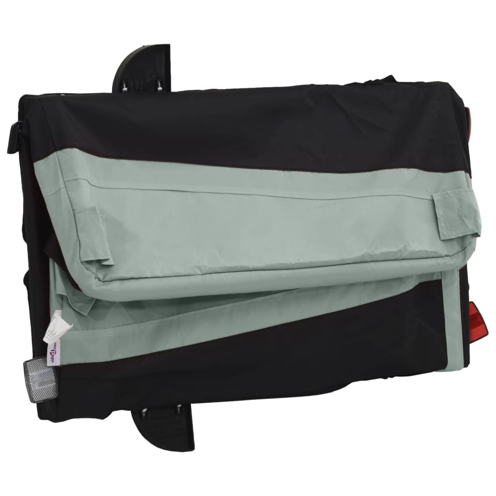 Cykeltrailer Sort og Grå 30 kg Jern