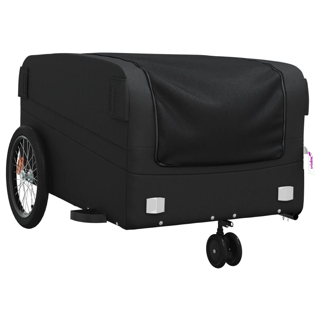 Cykeltrailer Sort 45 kg Jern